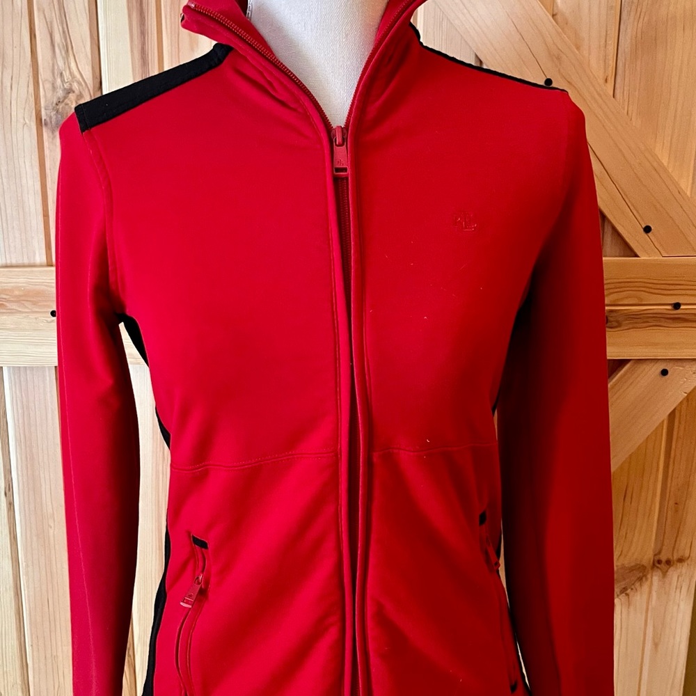 Ralph Lauren (DONATED)Colorblock/fitted- Athletic Stretch. Womens or Jrs. jacket - Picture 9 of 9